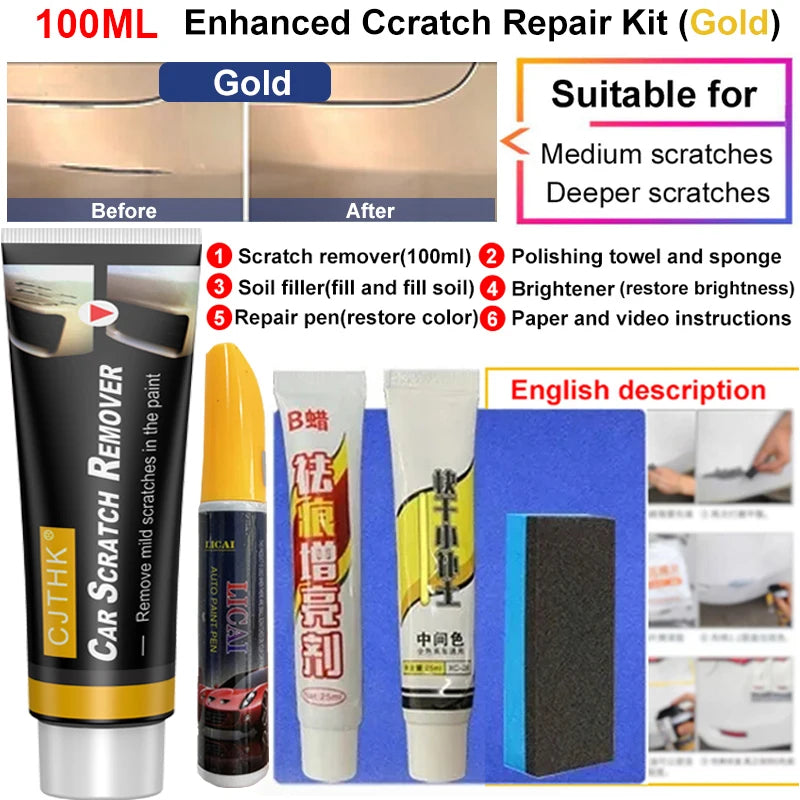 Car Scratch Remover Paint Care Tools Auto Swirl Remover Scratches Repair