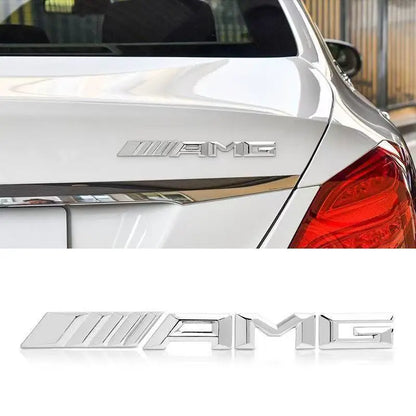 TURBO AMG 3D ABS Glossy Black Car Trunk Badge Logo For Mercedes Benz W204