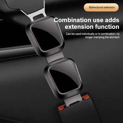 2 PCS Car Seat Belt Clip Extender Safety Seatbelt Lock Buckle Plug Just