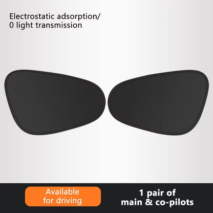 Summer Electrostatic Sun Visor for Car Side Window 4-Layer Sun Shade