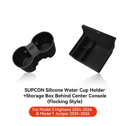 YZ For Tesla Highland Model 3 Y Juniper Center Armrest Hidden Box Holder