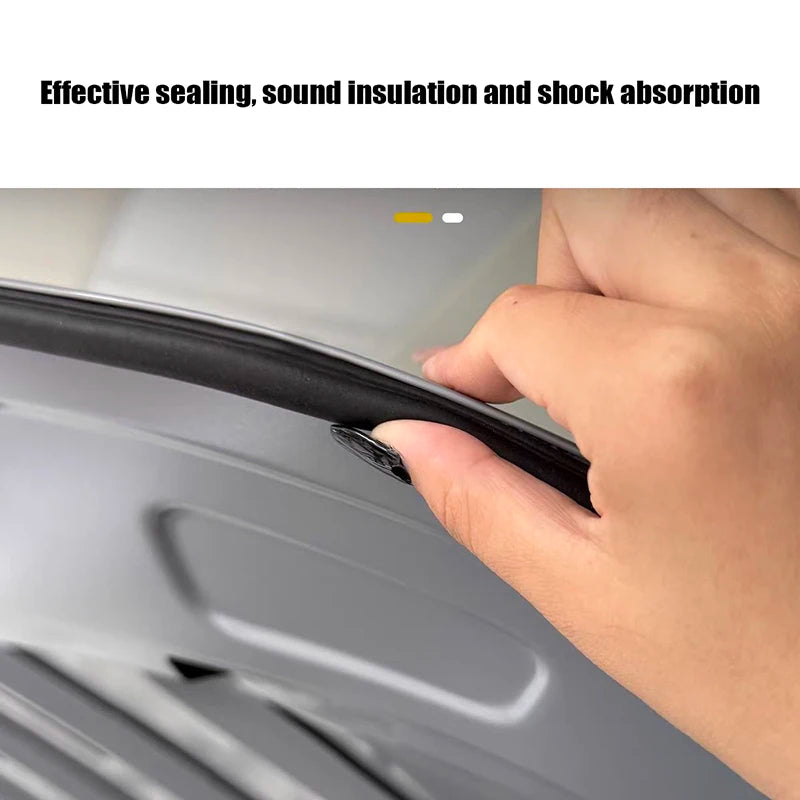 Rubber Car Trunk Weather Seal Strip Weatherstrip for Hood/Trunk Soundproof