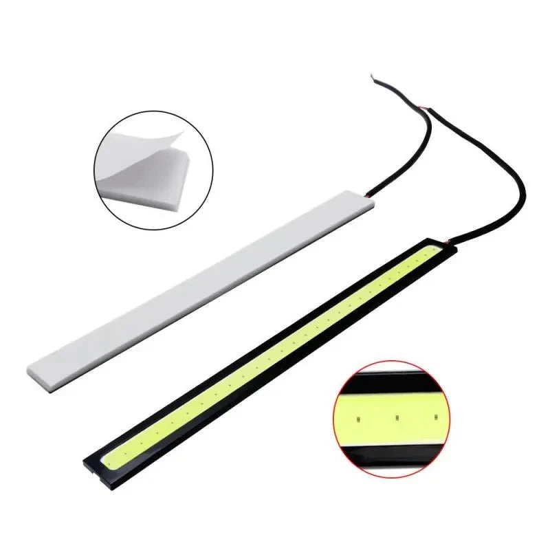 2pcs 17cm Waterproof Daytime Running Lights COB Fog Lamp Car Led Day Light