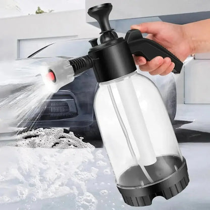 2L Foam Sprayer Car Wash Hand-held Foam Watering Can Air Pressure Sprayer
