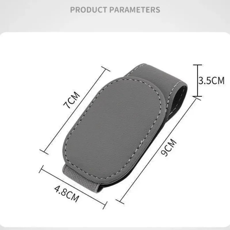 Car Glasses Case Sunglasses Clip Card Ticket Holder Stand Fastener Pen