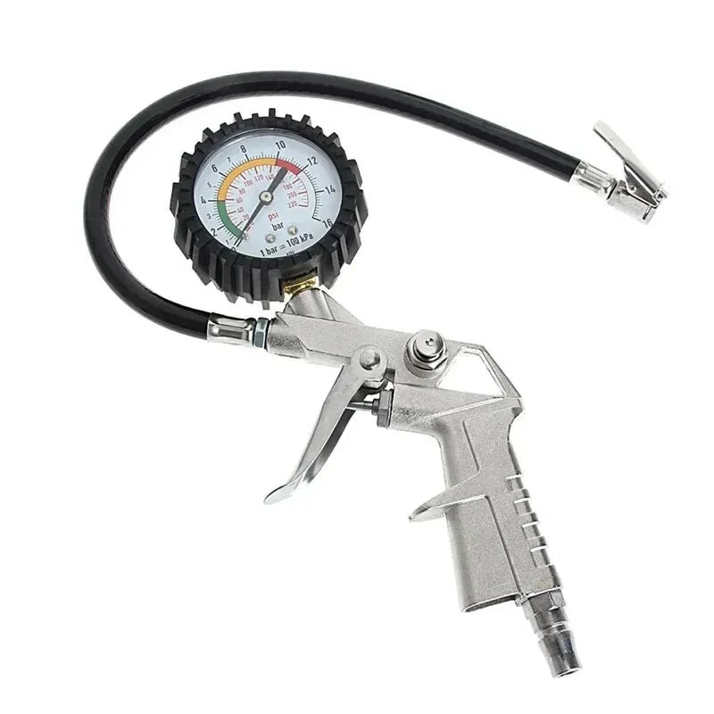 220PSI Car Motorcycle Multifunctional Tire Air Pressure Monitoring Gauge