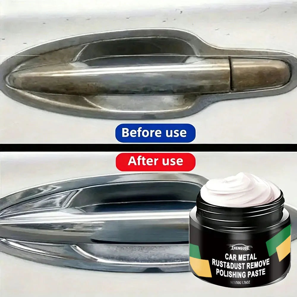 Car Rust Restoration Paste for Chrome Parts of Auto Rust And Fading on Car