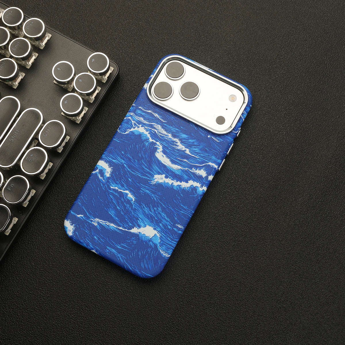 Kevlar Carbon Fiber PC Texture Magnetic Case For iPhone 18 Air 17 16 15 14