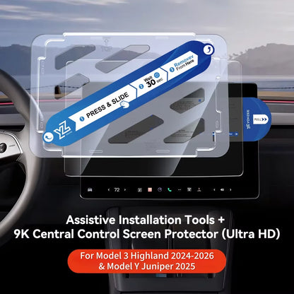 YZ Tempered Glass Film Protector For Tesla Model 3/Y/YL Highland Juniper