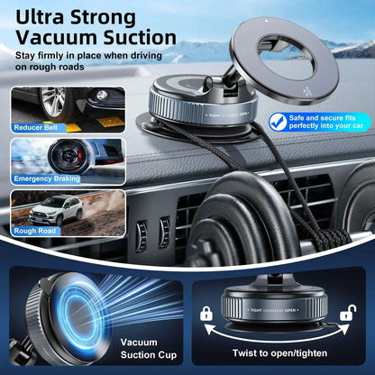 Magnetic Suction Cup 360° Car Phone Holder