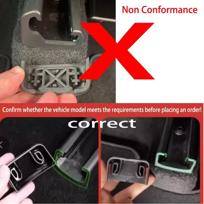 YZ For Tesla Model 3 Y YL Juniper4PC Seat Rail Cover Protector Rear End