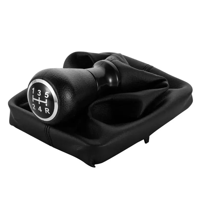 5 Speed Gear Shift Knob Shifter Lever Handball Stick Gaiter Boot Cover For