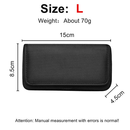 Horizontal Oxford Cloth Waist Belt Waist Bag With Clip Nylon Material Phone