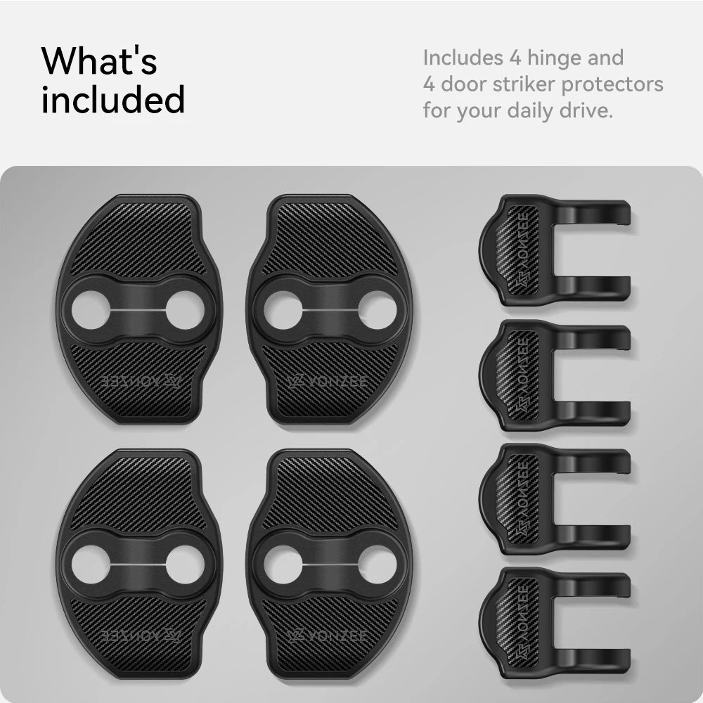 YZ For Tesla Model 3 Y YL Highland Juniper Car Door Lock Cover Protection