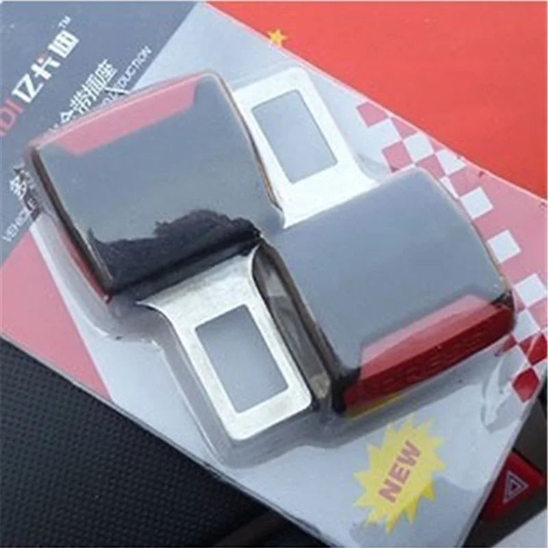 2 PCS Car Seat Belt Clip Extender Safety Seatbelt Lock Buckle Plug Thick