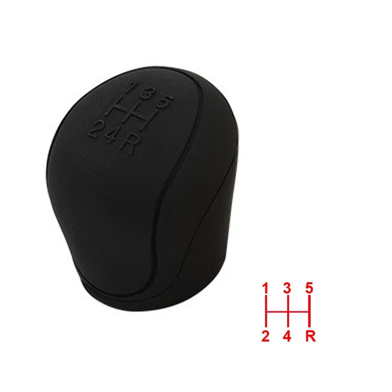 Manual 5 / 6 Speed Car Silicone Gear Shift Knob Cover Gear Shift Non-Slip