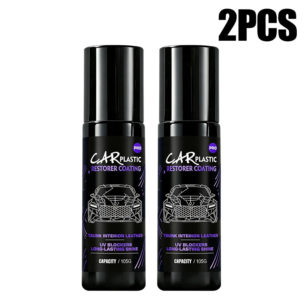 Car Plastic Restorer & Light Scratch Polish for Trim