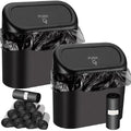 Car Trash Can (with Lid) Contains 60 (300) Garbage Bags, Small Car Trash
