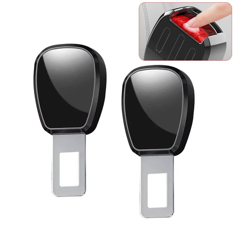 2 PCS Car Seat Belt Clip Extender Safety Seatbelt Lock Buckle Plug Just