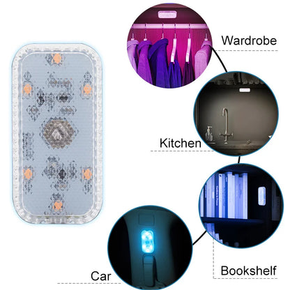 LED Touch Light Mini Wireless Car Interior Lighting Auto Roof Ceiling
