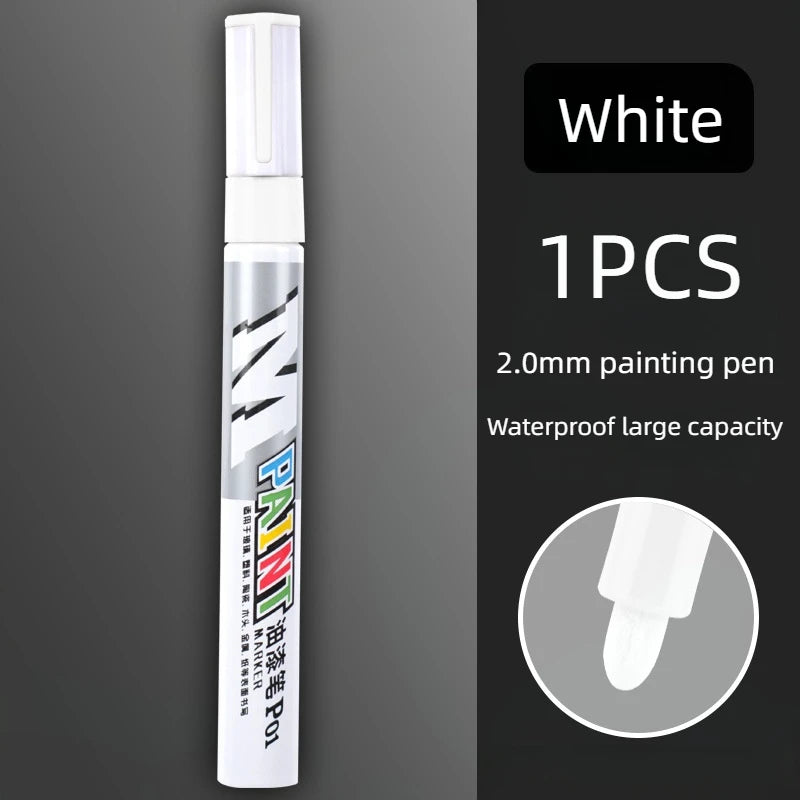 Car Paint Scratches Repair Brush Pen Waterproof Water Paint Marker Pen Car