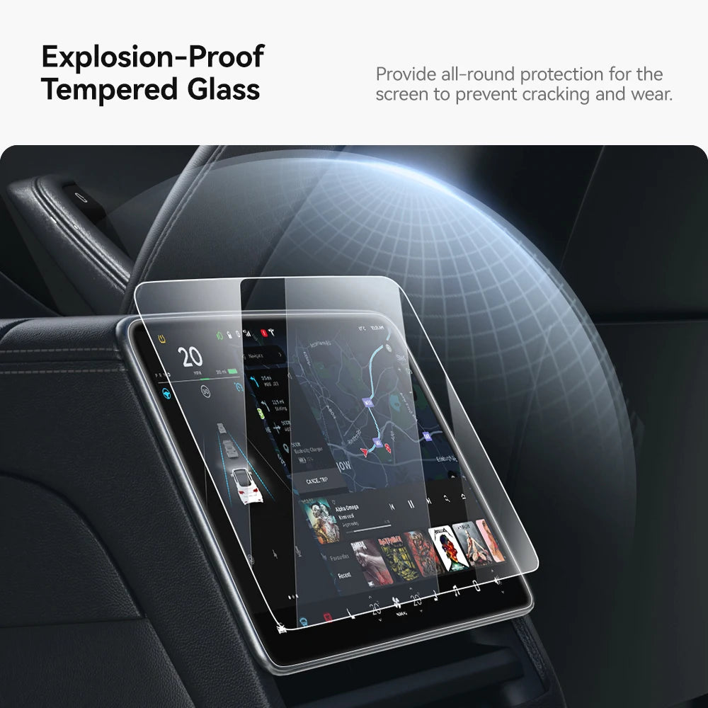 YZ Tempered Glass Film Protector For Tesla Model 3/Y/YL Highland Juniper