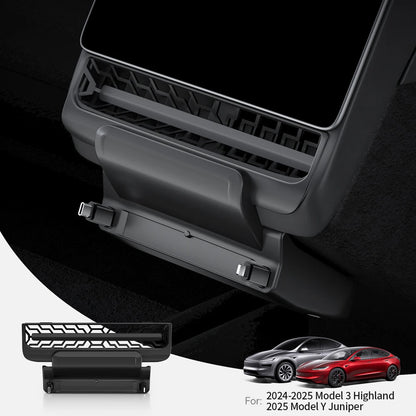 YZ For Tesla Model 3/Y Highland Juniper Rear Air Vent 27W Quick Charger USB