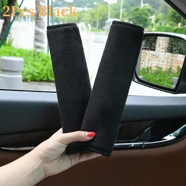 1/2/4pcs Car Seat Belt Shoulder Pad Cover Comfort Protector For Adults