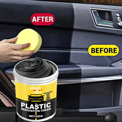 400g Heavy-Duty Car Plastic Renovator Wax - Fast-Acting Scratch Repair