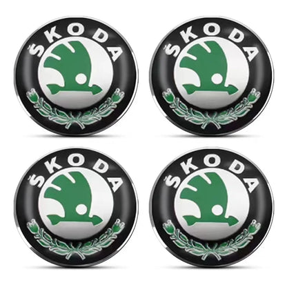 4pcs 56/60mm Car Wheel Center Hub Cap Car Rims Dust-Proof Cover Hubcaps For