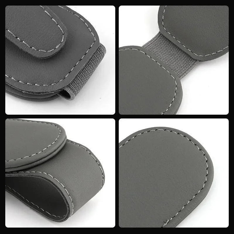 Car Glasses Case Sunglasses Clip Card Ticket Holder Stand Fastener Pen