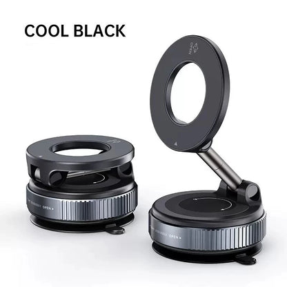 Foldable Vacuum Magnetic Car Phone Holder 360° Rotation Strong Magnet