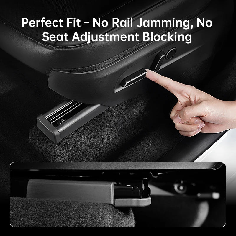 YZ For Tesla Model 3 Y YL Juniper4PC Seat Rail Cover Protector Rear End
