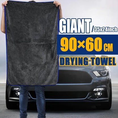 1pc Extra Large Car Drying Towel - Ultra-Absorbent Soft Lint & Streak-Free