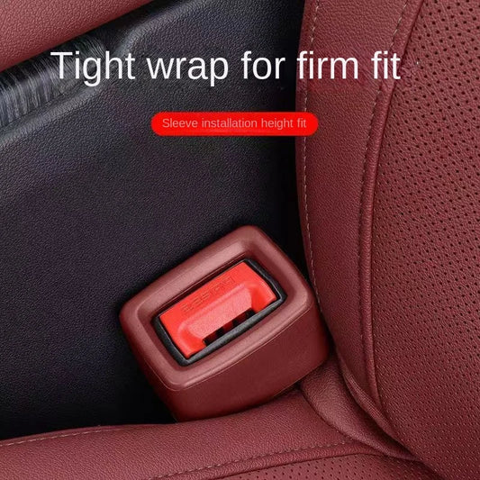 1 2 4 pcs Car Seat Belt Protective Cover Fastener Car Silicone Material
