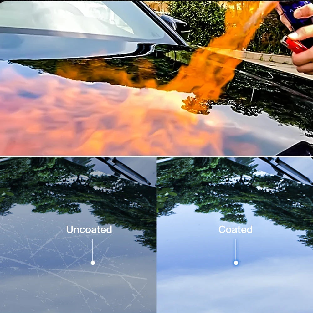 3 in 1 Car Ceramic Coating Nano Hydrophobic Protection Polishing Spraying