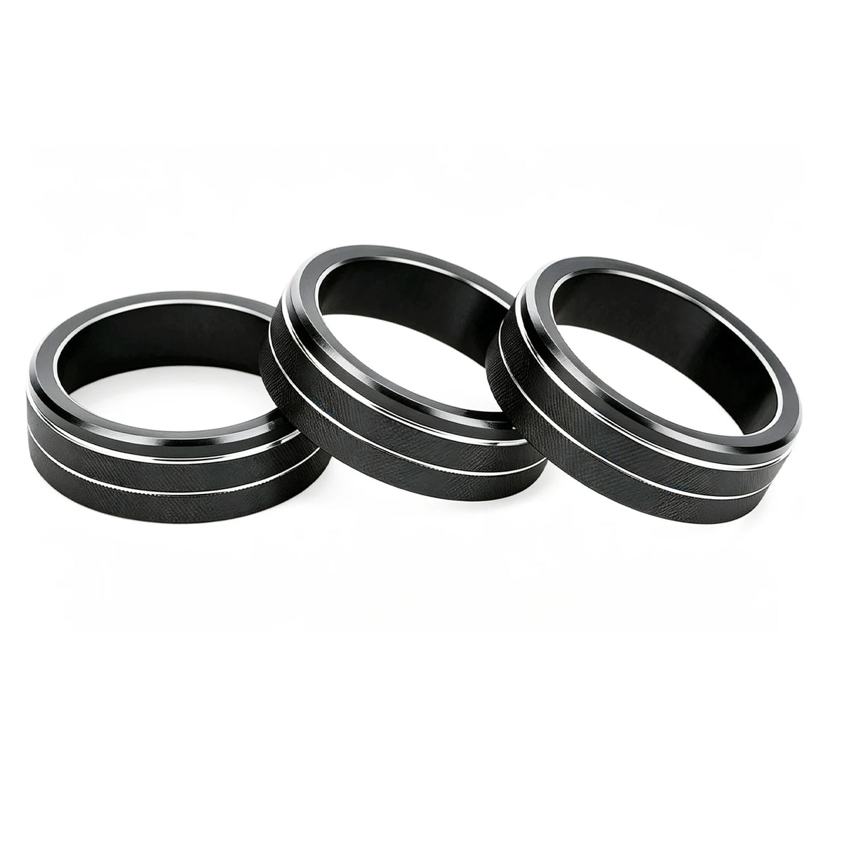 Ac Control Knob Ring Car Stickers For Vw Tiguan Atlas T-roc Ateca Fr Passat