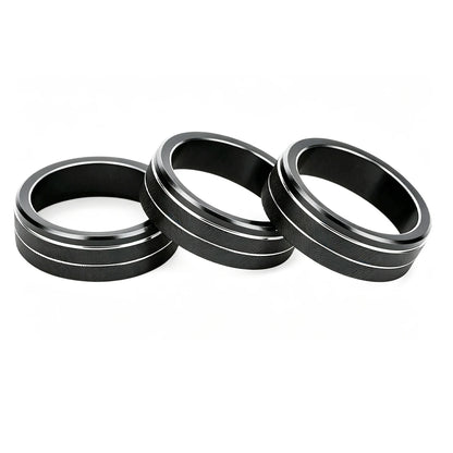Ac Control Knob Ring Car Stickers For Vw Tiguan Atlas T-roc Ateca Fr Passat