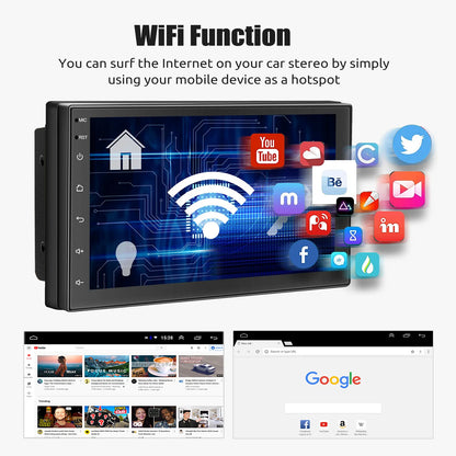 ESSGOO 7 9 10" Car Radio Android Auto Carplay Car Stereo Multimedia Player