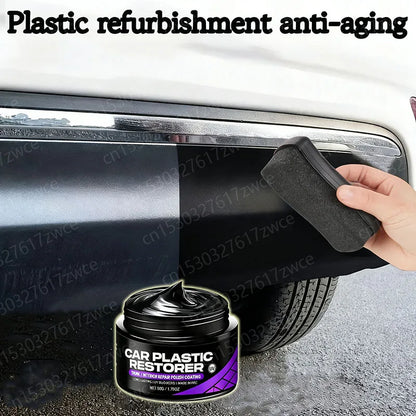 Car Plastic & Leather Restoring Wax with Gloss Finish