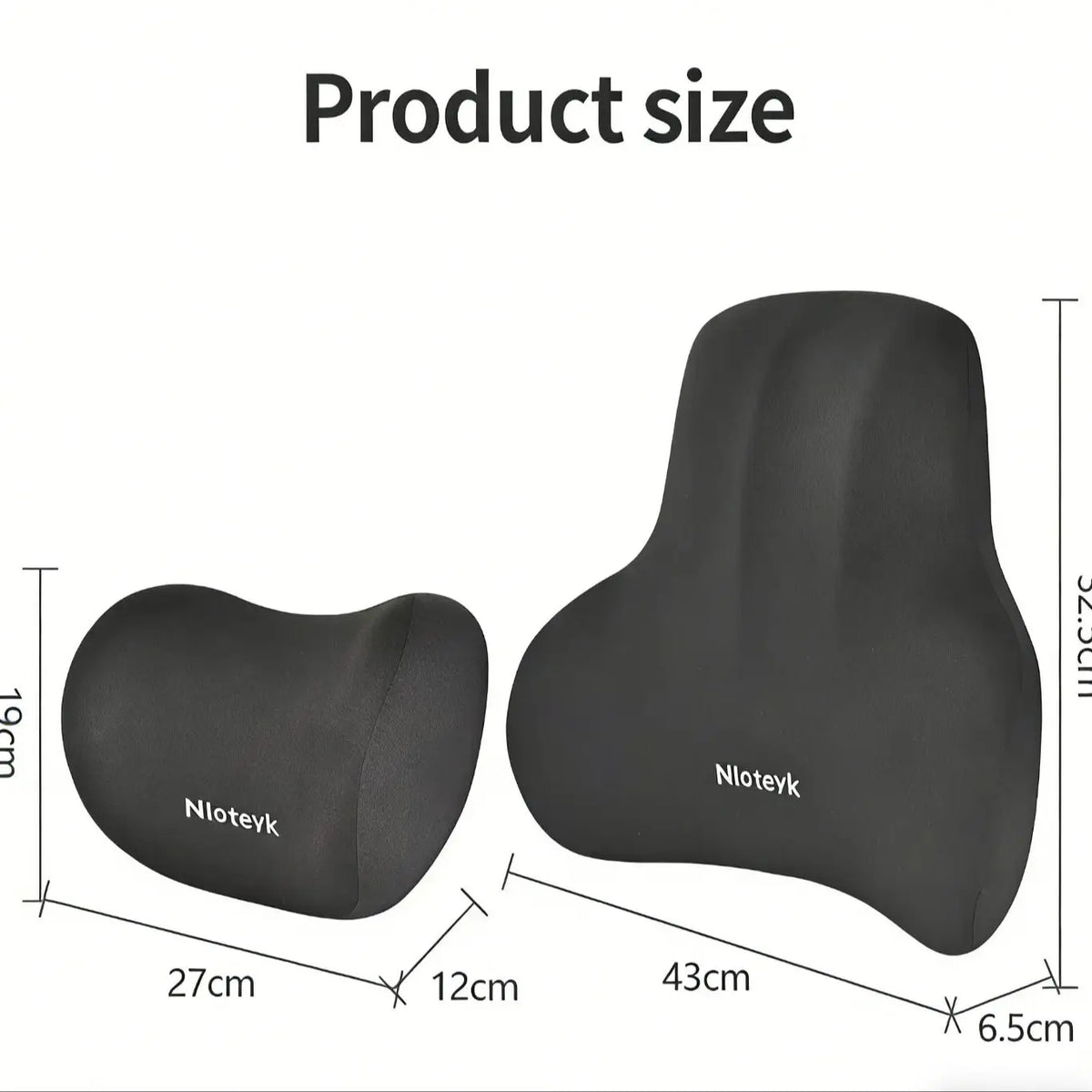 Memory Foam Car Neck Cushion Car Lumbar Support For Car Supplies Neck