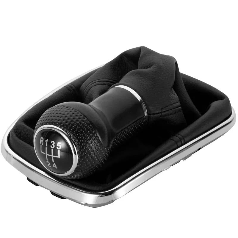 Car 5/6 Speed 12mm Gear Shift Knob Lever Shifter Gaiter Boot For Volkswagen