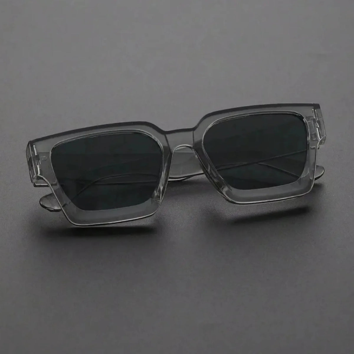 1PC Unisex Plastic Fashion Square Frame Sunglasses For Street Photography