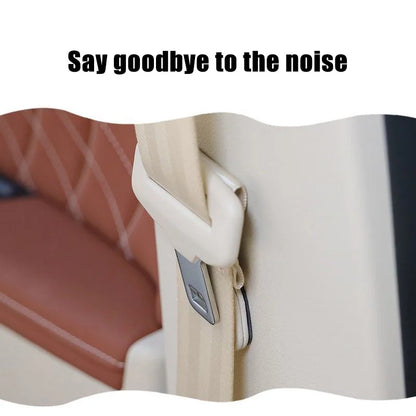 Magnetic Car Seat Belt Holder Fixing Clip Pu Leather Seatbelt Limiter