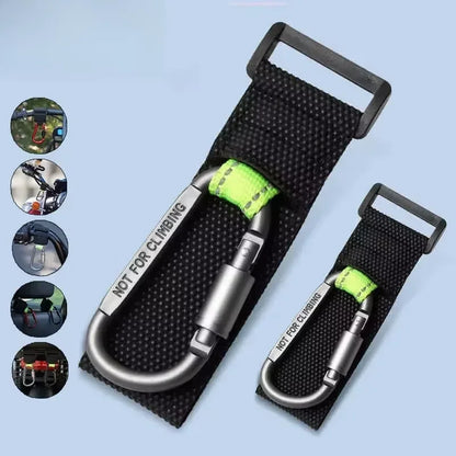 2PCS Heavy Duty Aluminium Alloy Hooks Multi-functional Solid Thick for