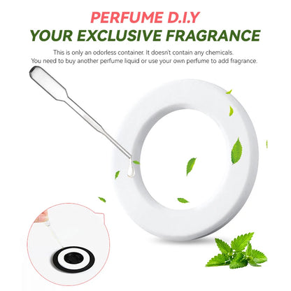 Unscented DIY Perfume helicopter solar car air fresheners rotating