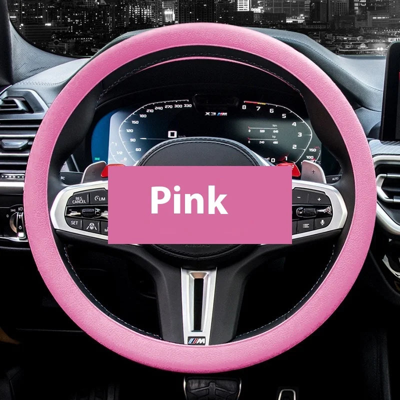 Car Steering Wheel Cover Anti-slip Protective Cover Soft And Odorless