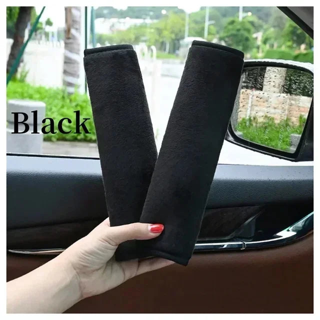1/2/4pcs Car Seat Belt Shoulder Pad Cover Comfort Protector For Adults