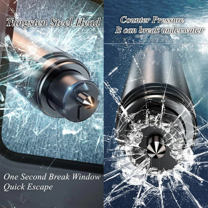 2 In 1 Car Safety Hammer Emergency Glass Breaker Cut The Seat Belt High