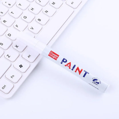 Car Paint Pen Waterproof Car Wheel Tire Oily Painting Mark Pen Auto Rubber